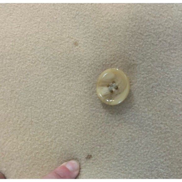 Vintage Chadwick’s 100% Wool Coat Sz 14 Double Breasted Tan Camel 48” Long - Picture 13 of 16